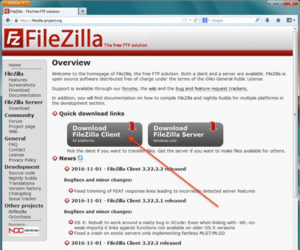 filezilla server einrichten